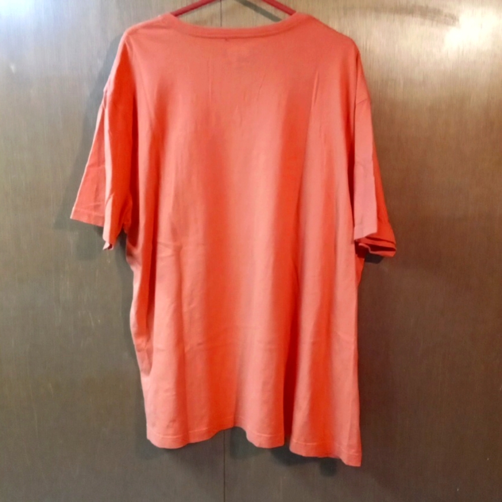 The Foundry Supply Co Vibrant Orange Crew Neck Tee - Picture 2 of 3